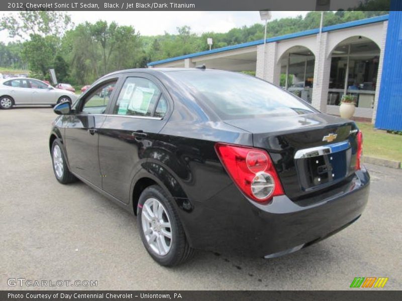 Black / Jet Black/Dark Titanium 2012 Chevrolet Sonic LT Sedan