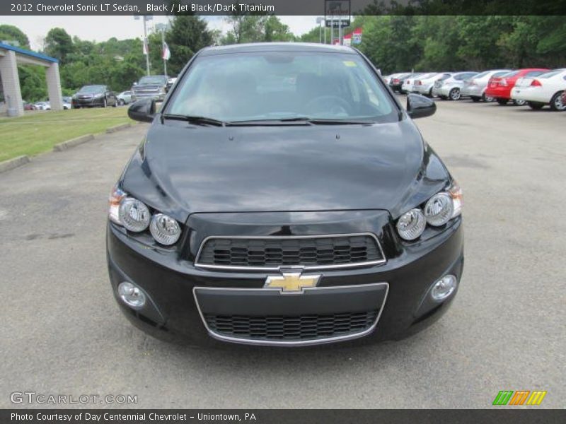 Black / Jet Black/Dark Titanium 2012 Chevrolet Sonic LT Sedan