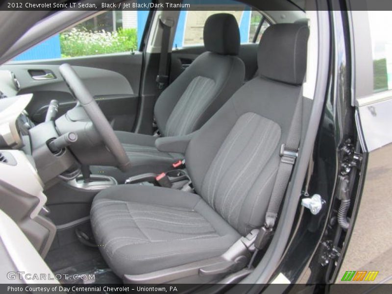 Black / Jet Black/Dark Titanium 2012 Chevrolet Sonic LT Sedan