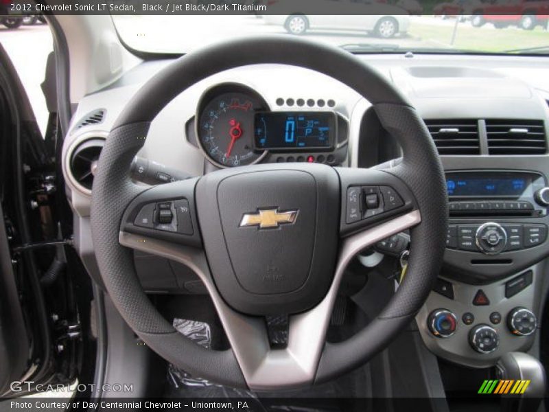 Black / Jet Black/Dark Titanium 2012 Chevrolet Sonic LT Sedan