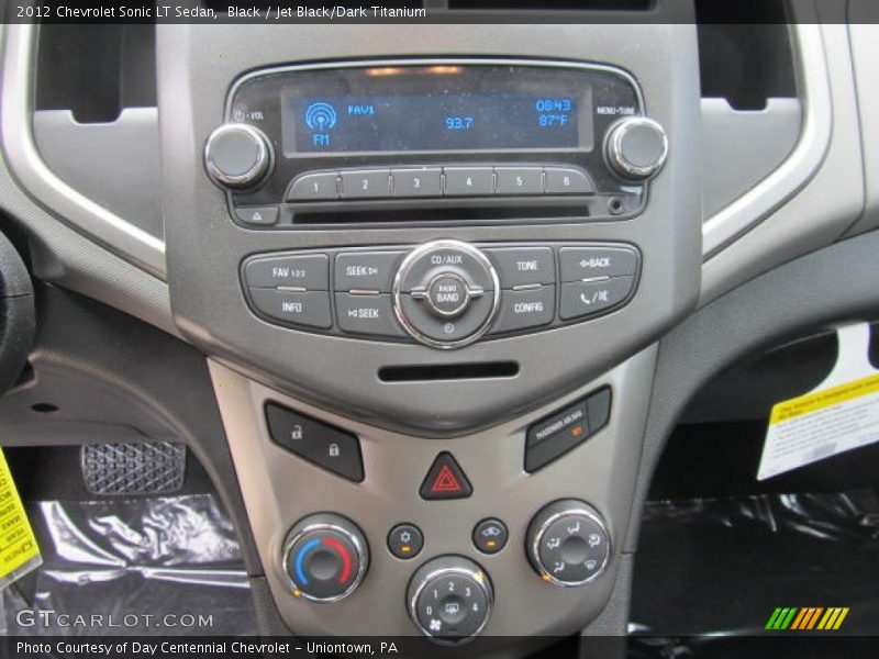Black / Jet Black/Dark Titanium 2012 Chevrolet Sonic LT Sedan