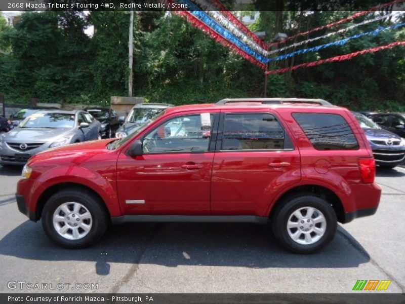 Redfire Metallic / Stone 2008 Mazda Tribute s Touring 4WD