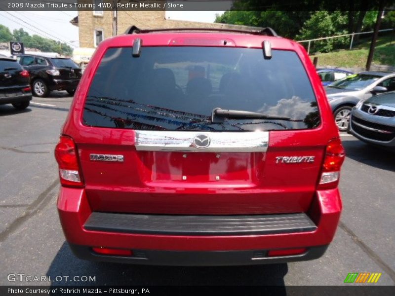 Redfire Metallic / Stone 2008 Mazda Tribute s Touring 4WD