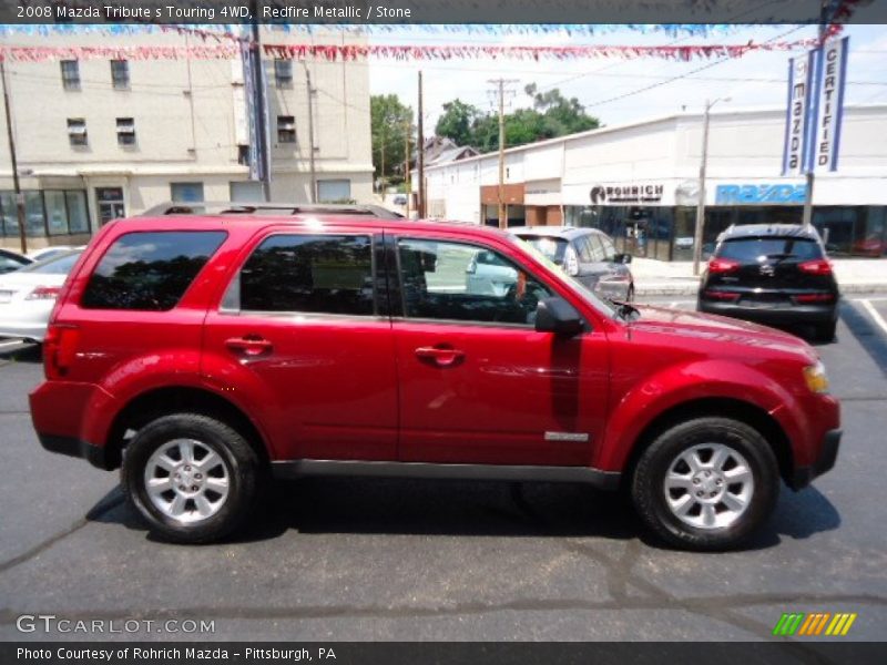 Redfire Metallic / Stone 2008 Mazda Tribute s Touring 4WD