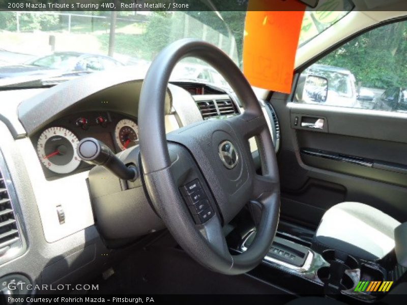 Redfire Metallic / Stone 2008 Mazda Tribute s Touring 4WD