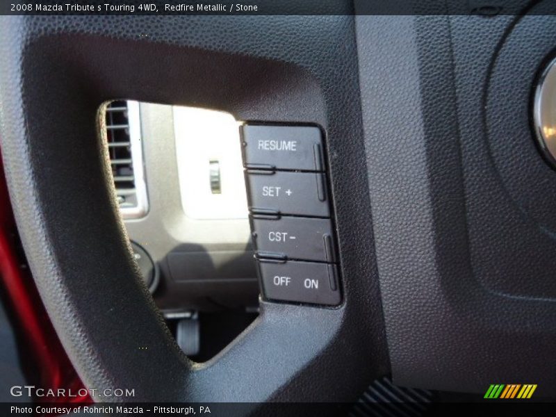 Redfire Metallic / Stone 2008 Mazda Tribute s Touring 4WD