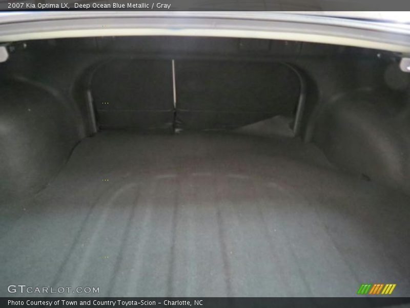 Deep Ocean Blue Metallic / Gray 2007 Kia Optima LX