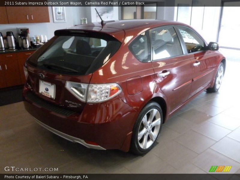 Camellia Red Pearl / Carbon Black 2011 Subaru Impreza Outback Sport Wagon