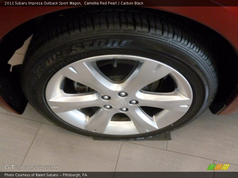 Camellia Red Pearl / Carbon Black 2011 Subaru Impreza Outback Sport Wagon