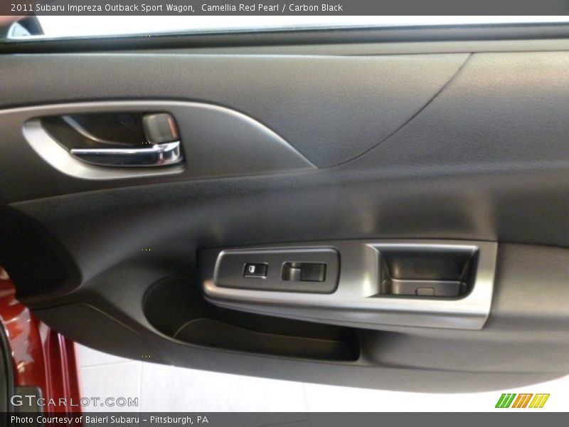 Camellia Red Pearl / Carbon Black 2011 Subaru Impreza Outback Sport Wagon