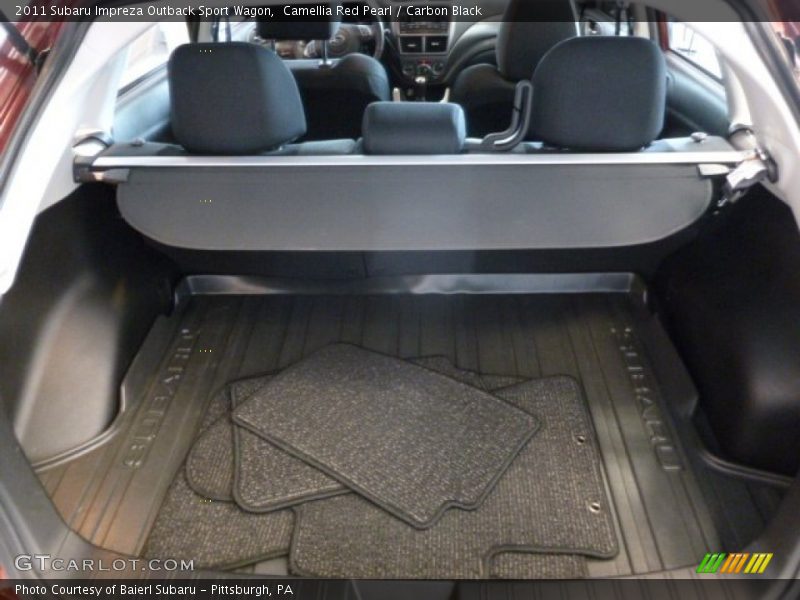 Camellia Red Pearl / Carbon Black 2011 Subaru Impreza Outback Sport Wagon