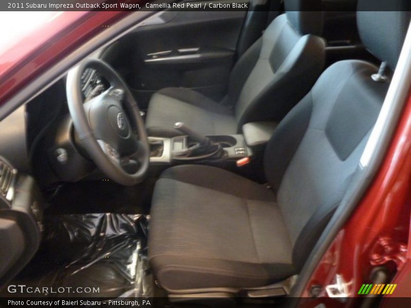 Camellia Red Pearl / Carbon Black 2011 Subaru Impreza Outback Sport Wagon