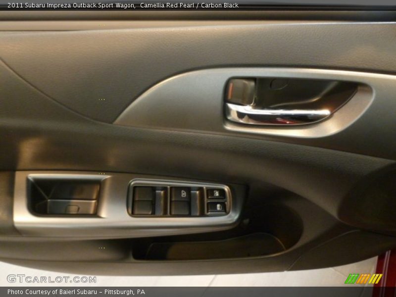 Camellia Red Pearl / Carbon Black 2011 Subaru Impreza Outback Sport Wagon