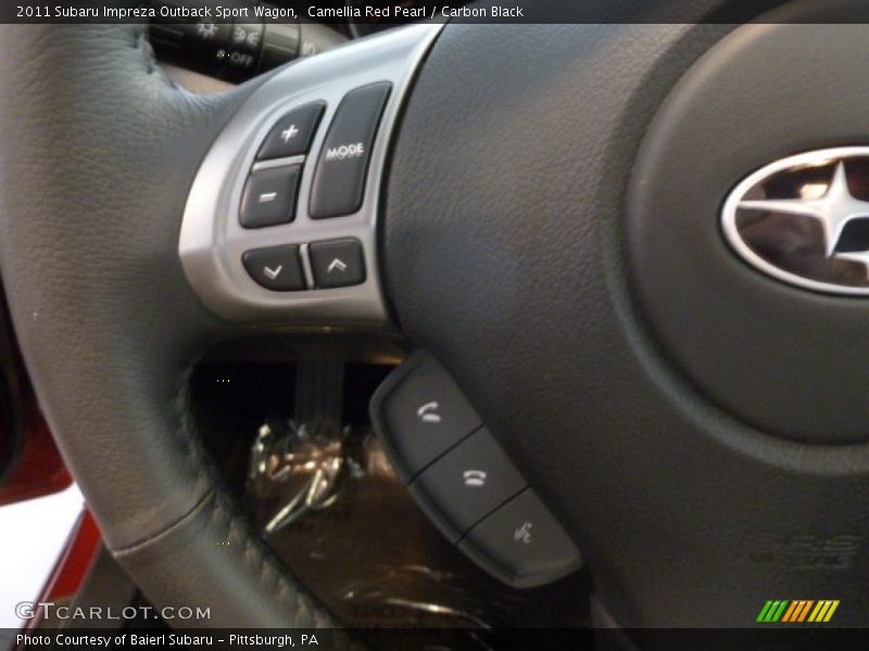 Camellia Red Pearl / Carbon Black 2011 Subaru Impreza Outback Sport Wagon
