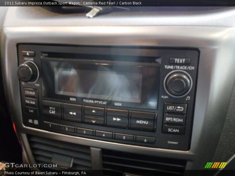 Camellia Red Pearl / Carbon Black 2011 Subaru Impreza Outback Sport Wagon