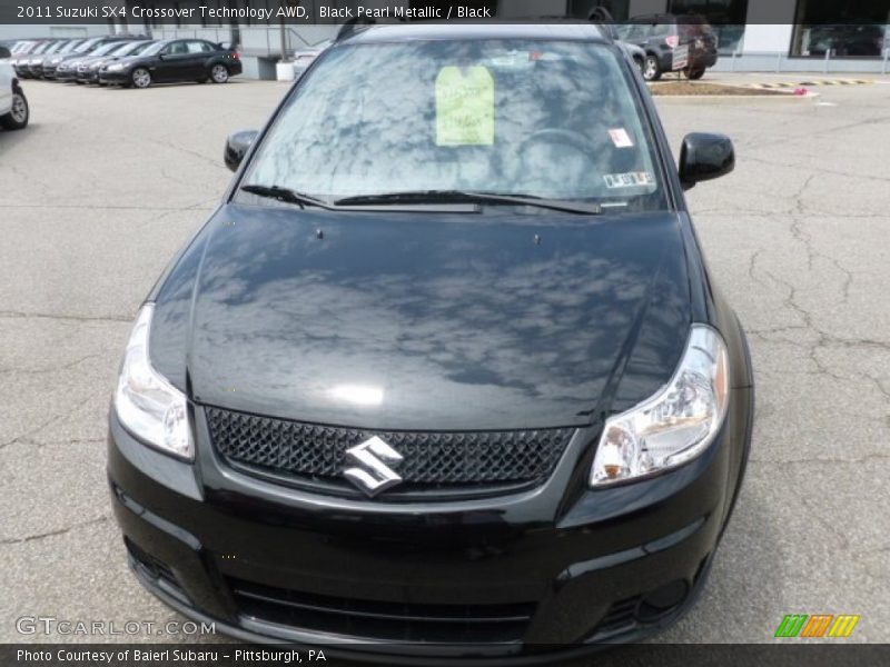 Black Pearl Metallic / Black 2011 Suzuki SX4 Crossover Technology AWD