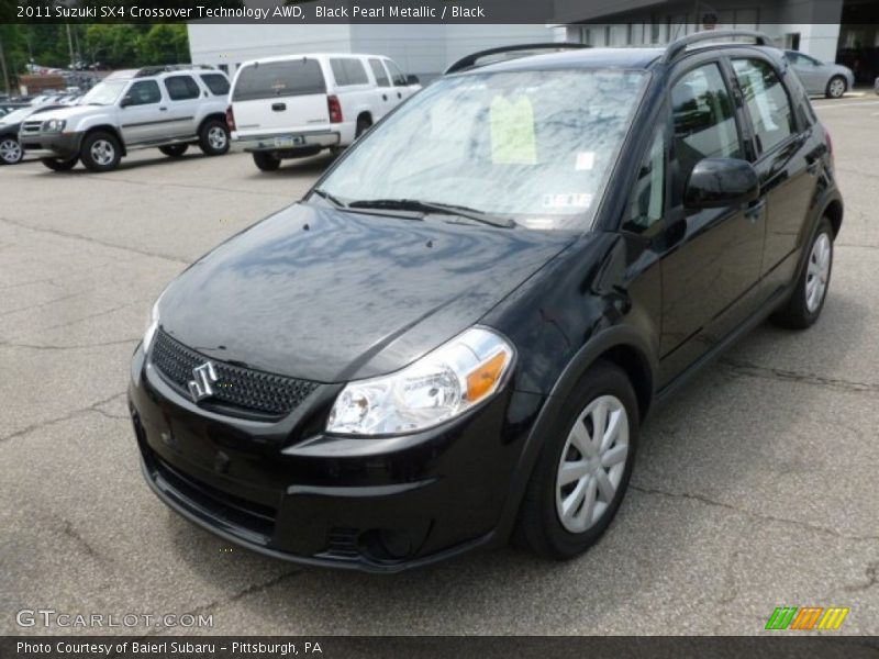 Black Pearl Metallic / Black 2011 Suzuki SX4 Crossover Technology AWD