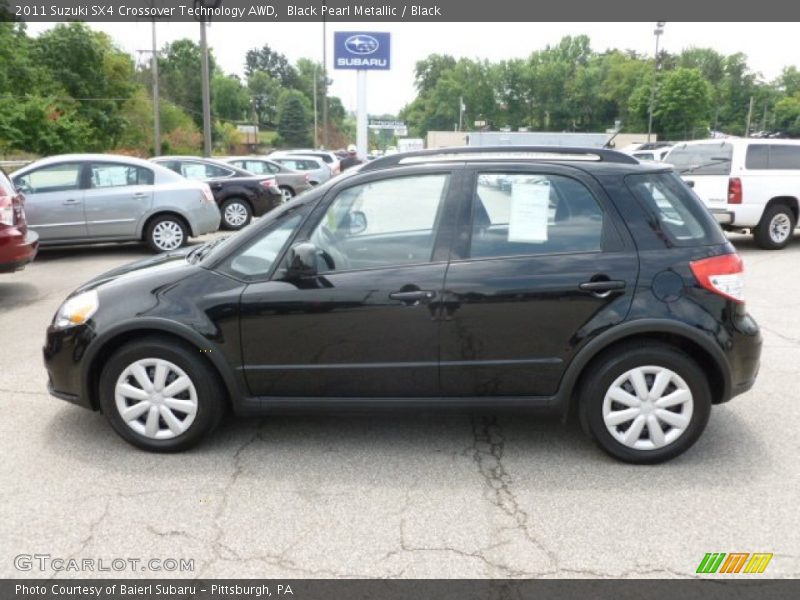 Black Pearl Metallic / Black 2011 Suzuki SX4 Crossover Technology AWD