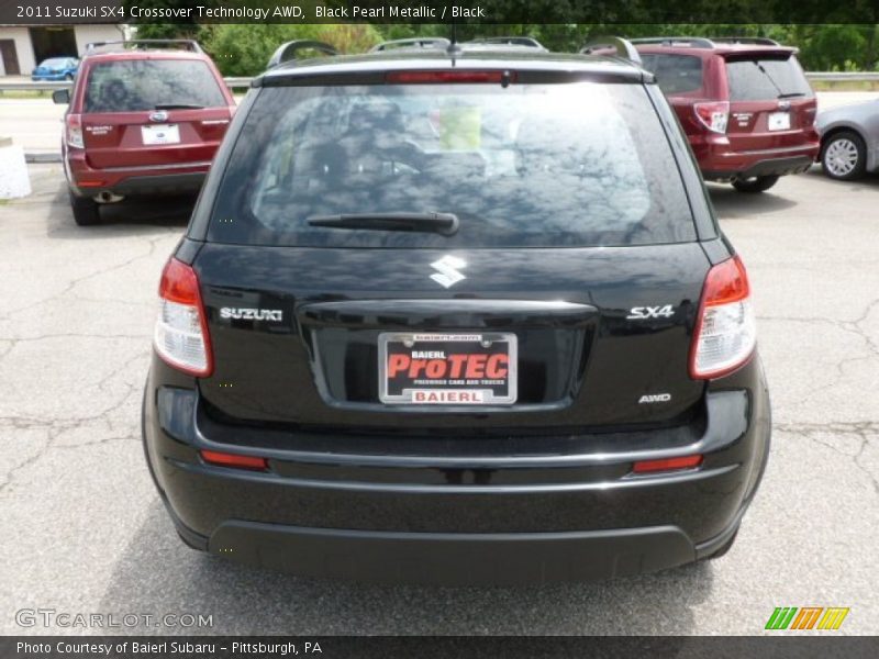 Black Pearl Metallic / Black 2011 Suzuki SX4 Crossover Technology AWD