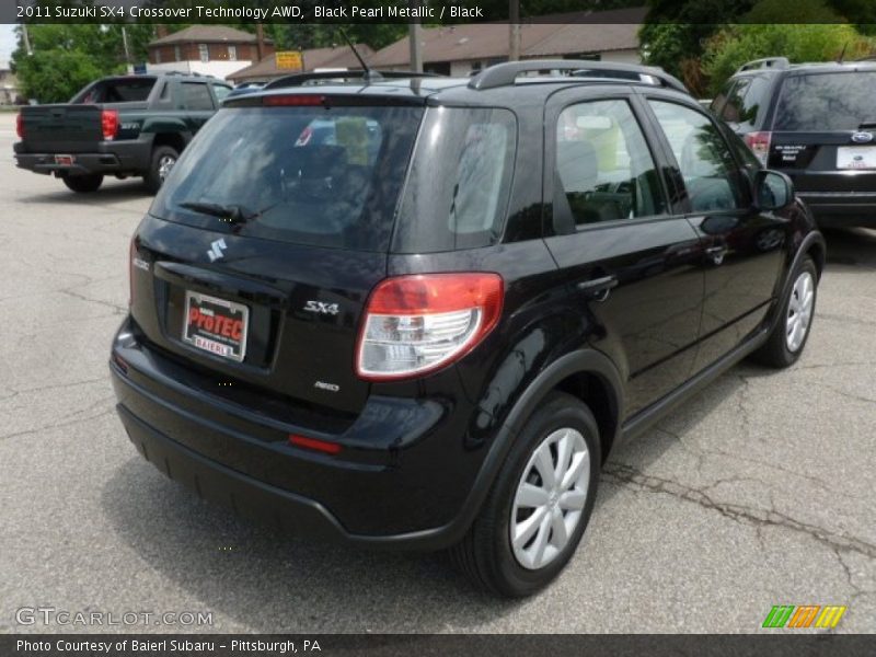 Black Pearl Metallic / Black 2011 Suzuki SX4 Crossover Technology AWD