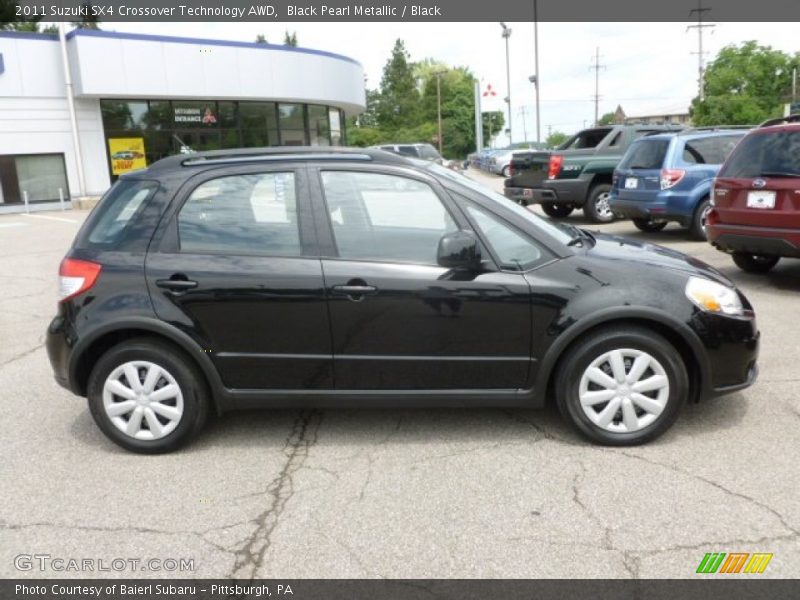 Black Pearl Metallic / Black 2011 Suzuki SX4 Crossover Technology AWD