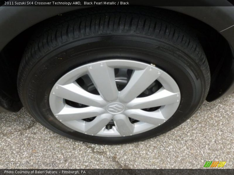 Black Pearl Metallic / Black 2011 Suzuki SX4 Crossover Technology AWD