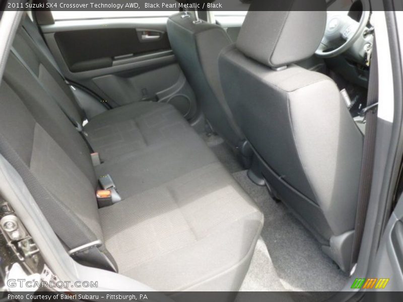 Black Pearl Metallic / Black 2011 Suzuki SX4 Crossover Technology AWD