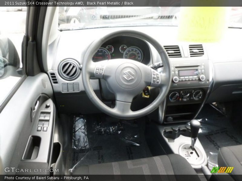 Black Pearl Metallic / Black 2011 Suzuki SX4 Crossover Technology AWD