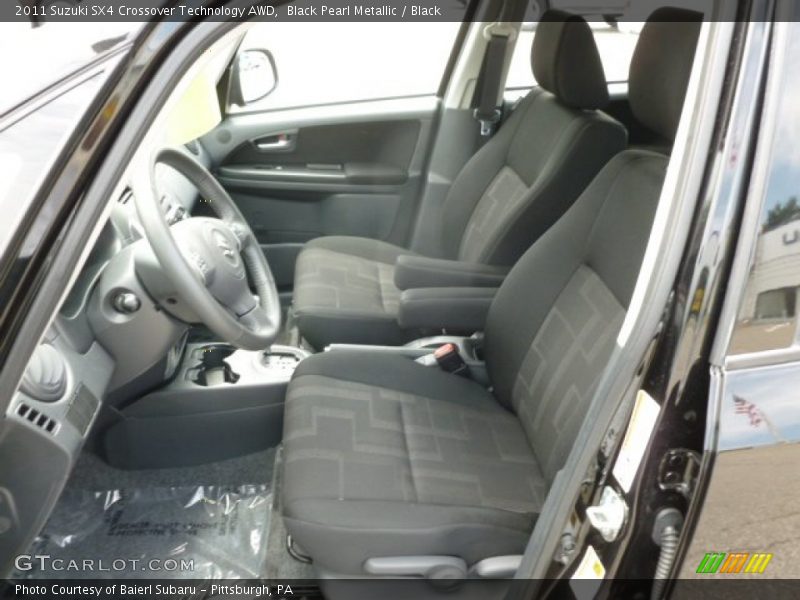 Black Pearl Metallic / Black 2011 Suzuki SX4 Crossover Technology AWD