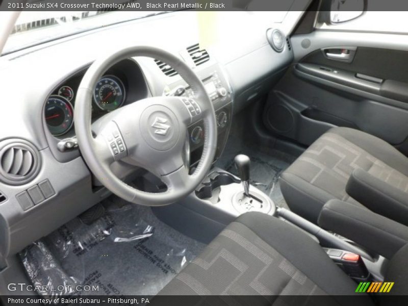 Black Pearl Metallic / Black 2011 Suzuki SX4 Crossover Technology AWD