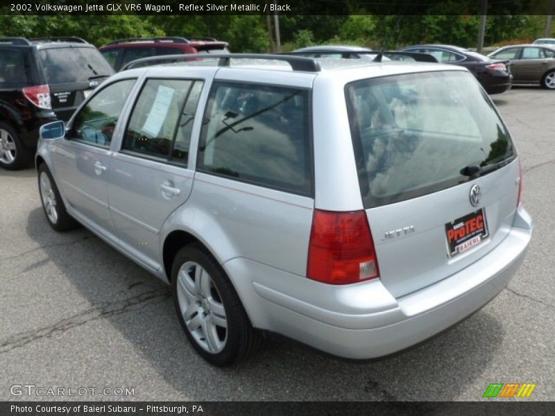 Reflex Silver Metallic / Black 2002 Volkswagen Jetta GLX VR6 Wagon