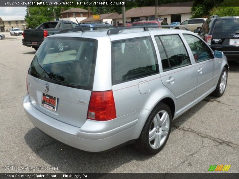 Reflex Silver Metallic / Black 2002 Volkswagen Jetta GLX VR6 Wagon