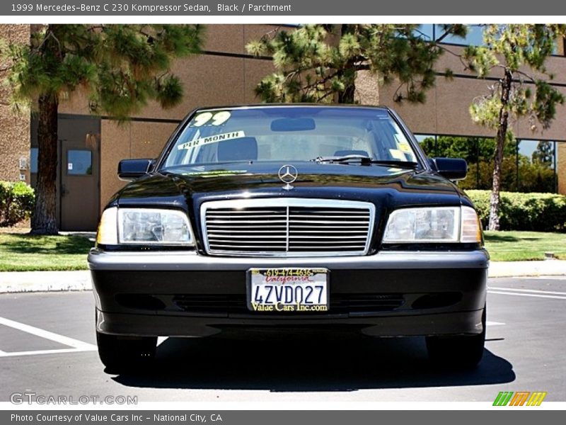Black / Parchment 1999 Mercedes-Benz C 230 Kompressor Sedan