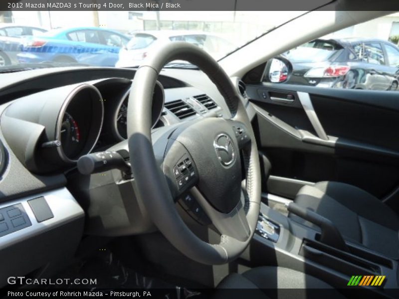 Black Mica / Black 2012 Mazda MAZDA3 s Touring 4 Door