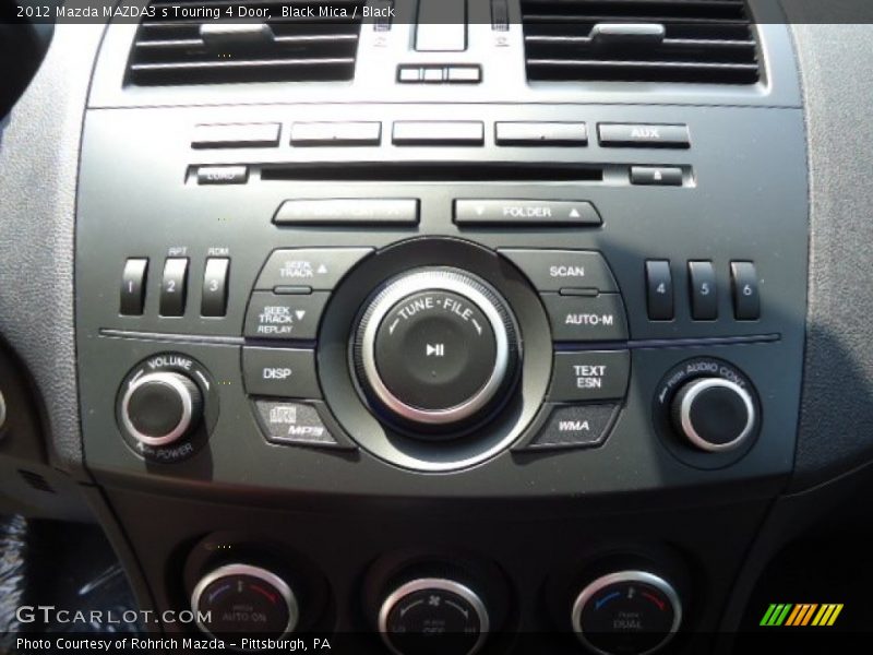 Black Mica / Black 2012 Mazda MAZDA3 s Touring 4 Door