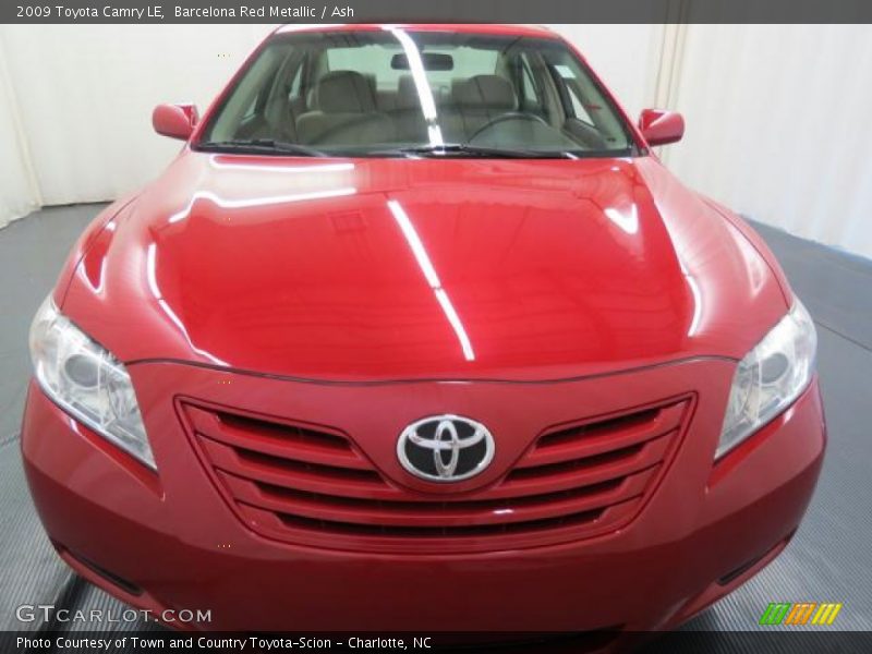 Barcelona Red Metallic / Ash 2009 Toyota Camry LE