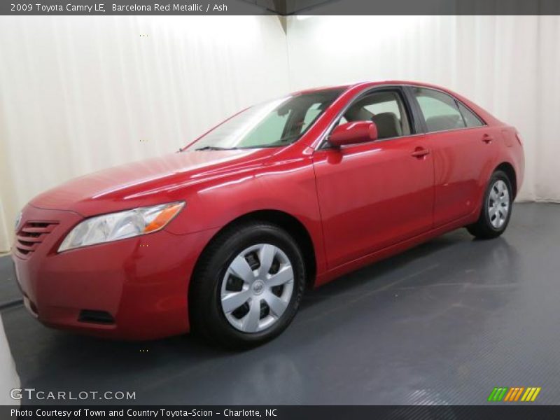 Barcelona Red Metallic / Ash 2009 Toyota Camry LE