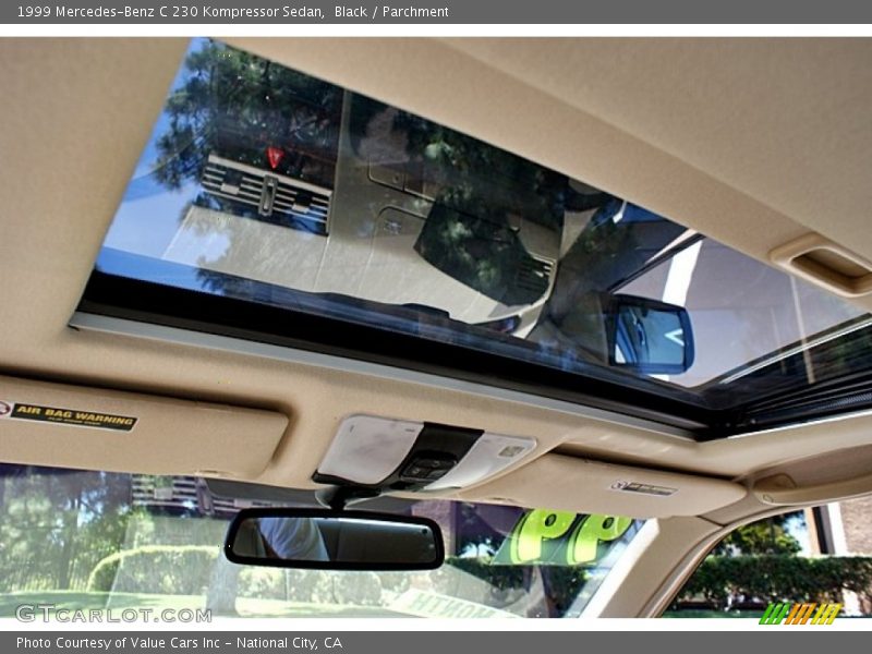 Black / Parchment 1999 Mercedes-Benz C 230 Kompressor Sedan