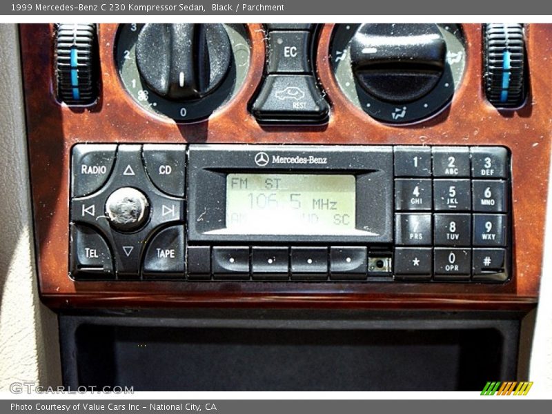 Black / Parchment 1999 Mercedes-Benz C 230 Kompressor Sedan