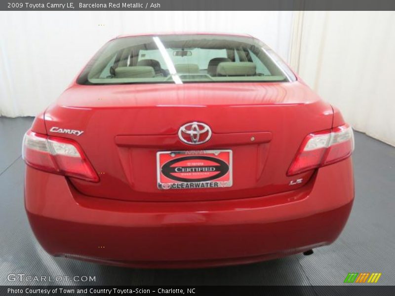 Barcelona Red Metallic / Ash 2009 Toyota Camry LE