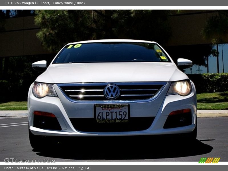 Candy White / Black 2010 Volkswagen CC Sport