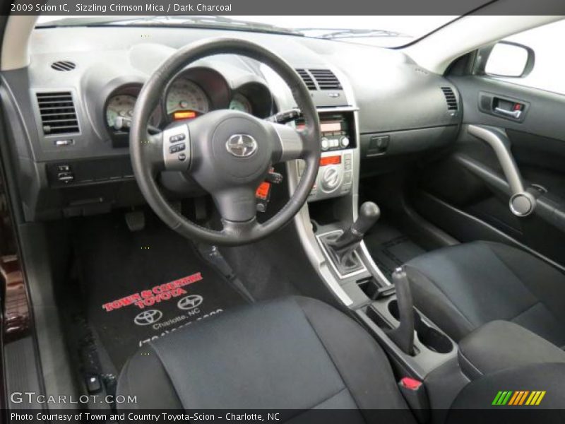 Sizzling Crimson Mica / Dark Charcoal 2009 Scion tC