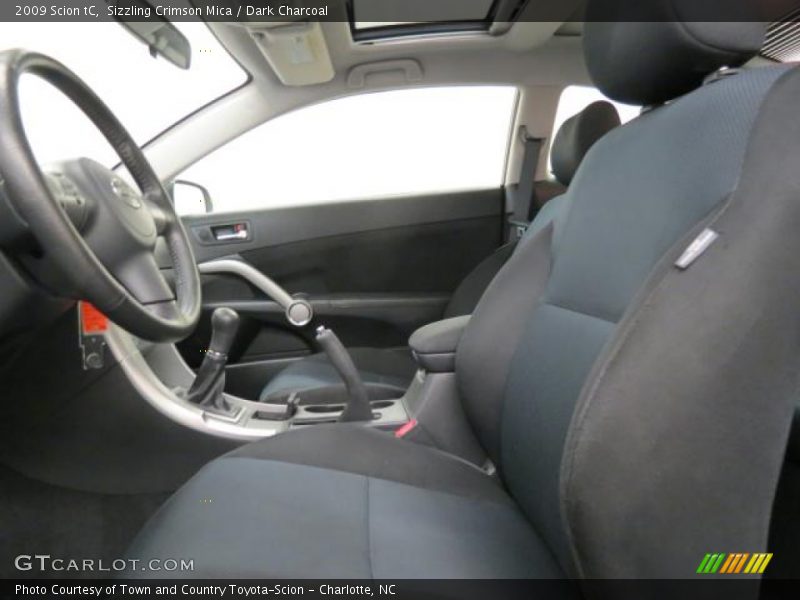 Sizzling Crimson Mica / Dark Charcoal 2009 Scion tC