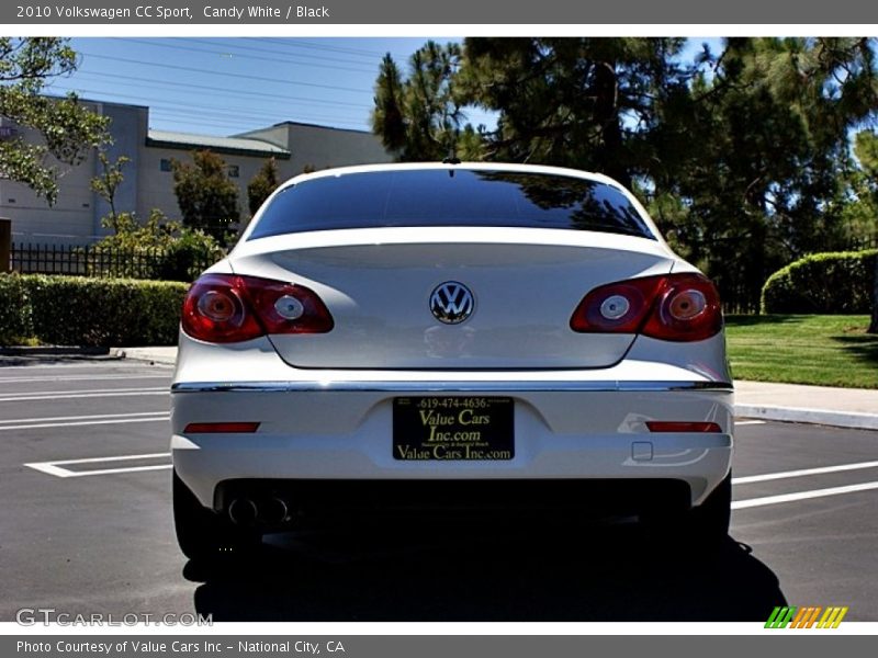 Candy White / Black 2010 Volkswagen CC Sport