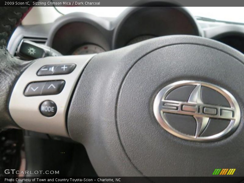 Sizzling Crimson Mica / Dark Charcoal 2009 Scion tC