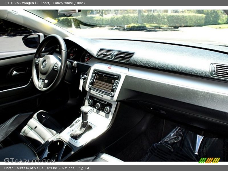 Candy White / Black 2010 Volkswagen CC Sport