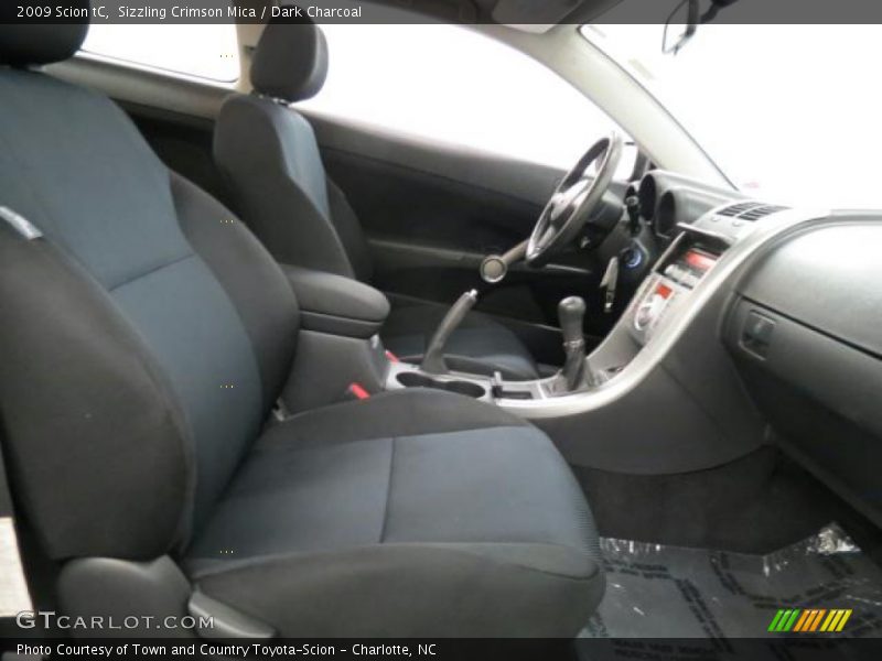 Sizzling Crimson Mica / Dark Charcoal 2009 Scion tC