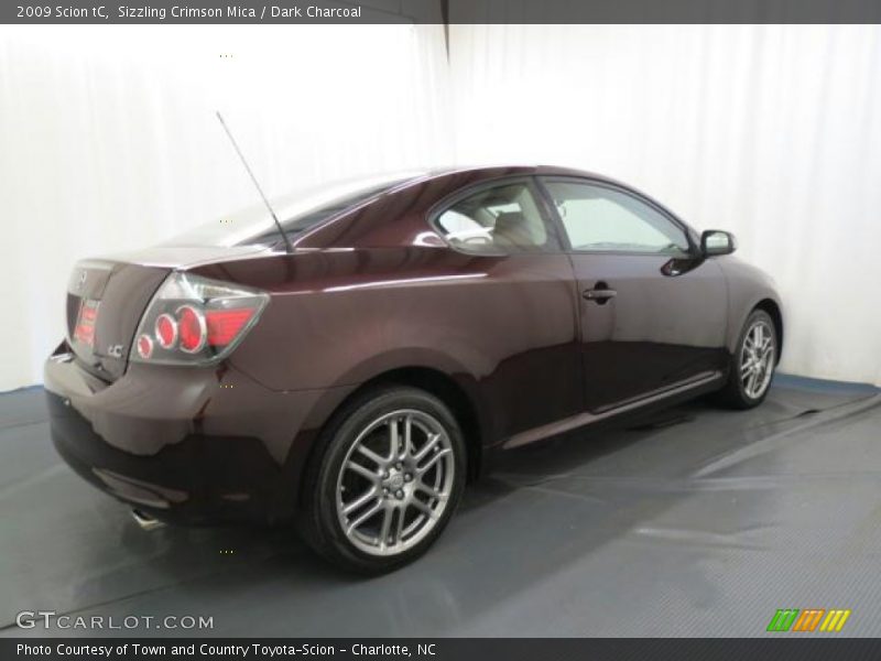 Sizzling Crimson Mica / Dark Charcoal 2009 Scion tC
