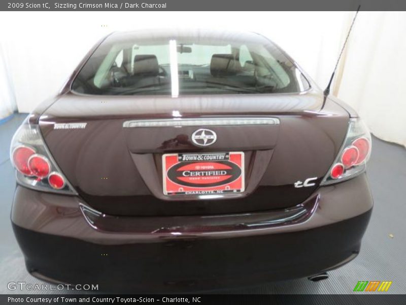 Sizzling Crimson Mica / Dark Charcoal 2009 Scion tC