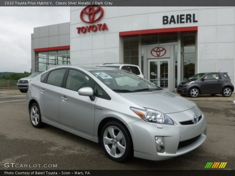 Classic Silver Metallic / Dark Gray 2010 Toyota Prius Hybrid V